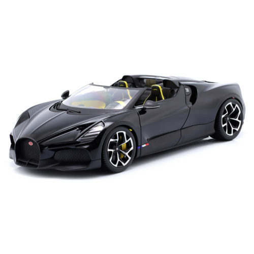 Bugatti W16 Mistral Roadster 2023 Модель 1:18 Черный