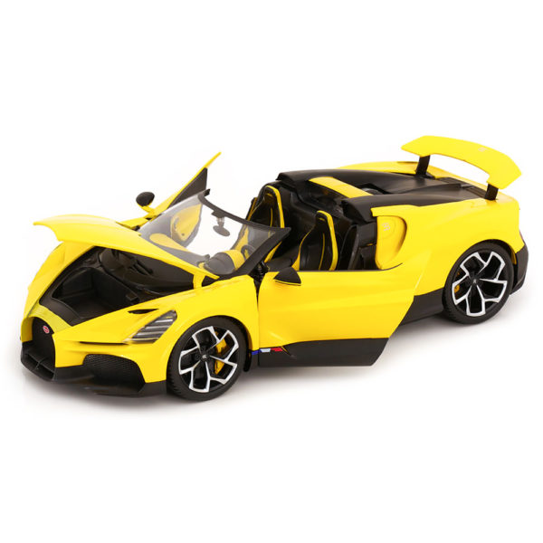 Bugatti W16 Mistral Roadster 2023 Модель 1:18 Желтый