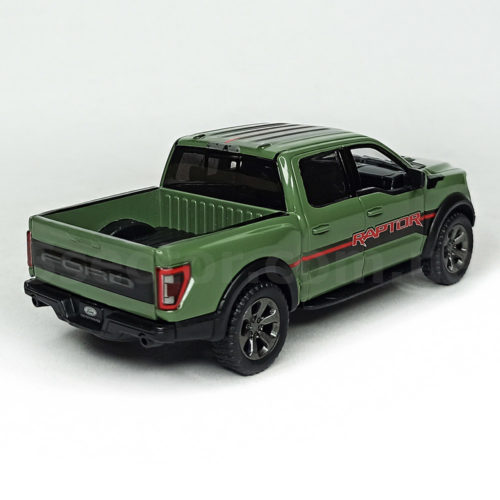 Ford F-150 Raptor Livery Edition 2022 Модель 1:36 Зеленый