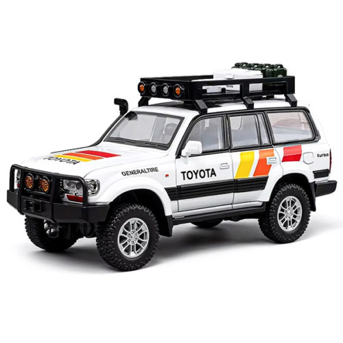 Toyota Land Cruiser 80 Модель 1:24 Белый