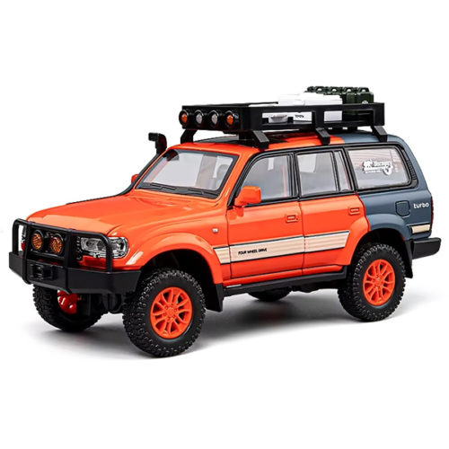 Toyota Land Cruiser 80 Модель 1:24 Оранжевый