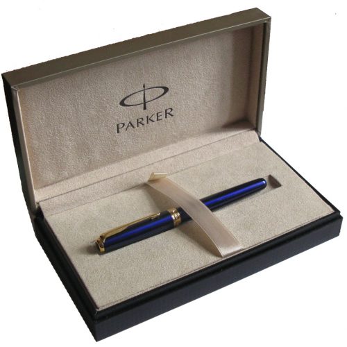 Ручка Parker Sonnet Laque Dark blue GT FP 85 912R (Паркер)