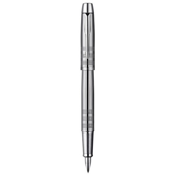Ручка Parker IM Premium Shiny Chrome Chiselled FP 20 412C