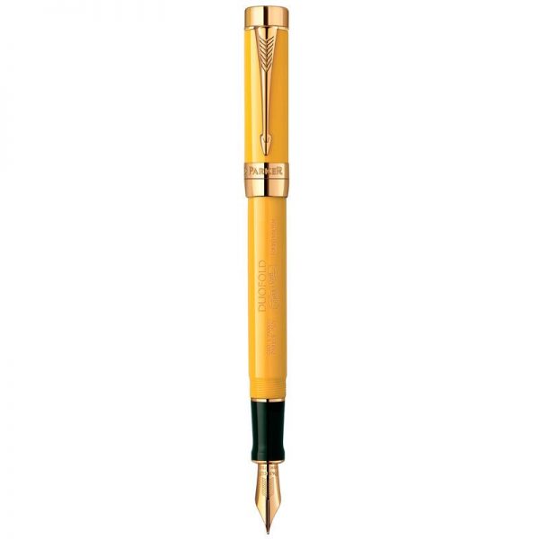 Ручка Parker DUOFOLD Mandarin Yellow GT FP 97 710M (LE)