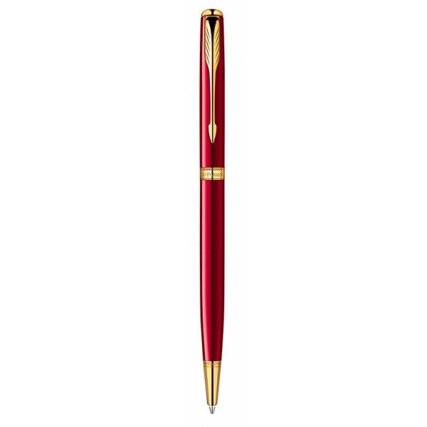 Ручка Parker Sonnet Slim Laque Ruby Red GT BP 85 931R