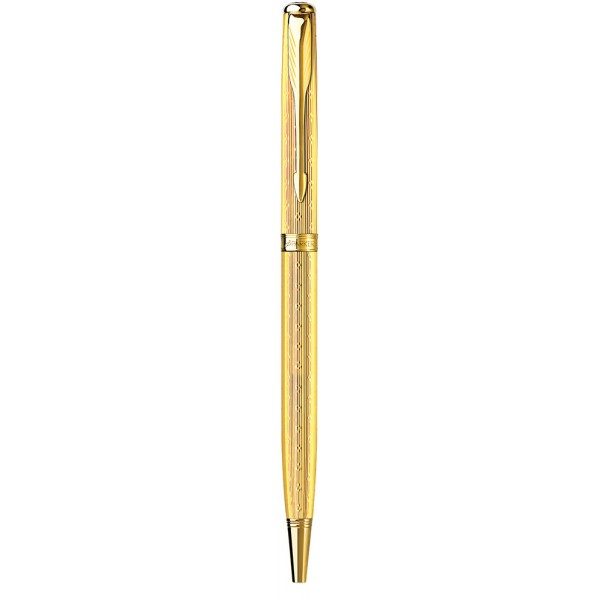Ручка Parker Sonnet Slim Chiselled Gold GT BP 85 431G