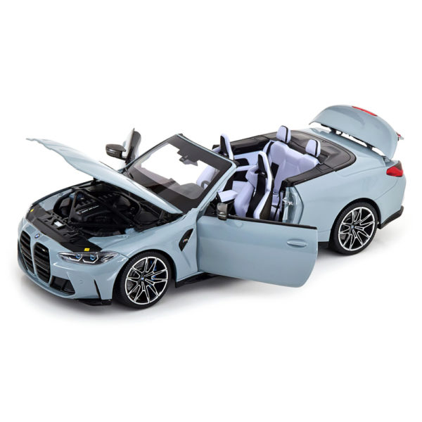 BMW M4 Cabriolet 2021 Модель 1:18 Серый