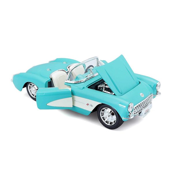 Chevrolet Corvette 1957 Модель 1:24 Бирюзовый