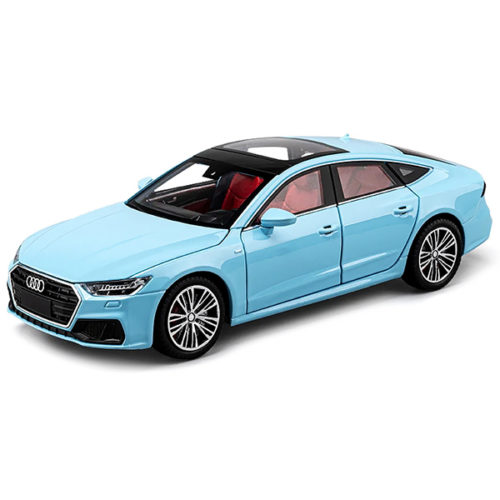 Audi A7 Модель автомобиля 1:24 Голубой