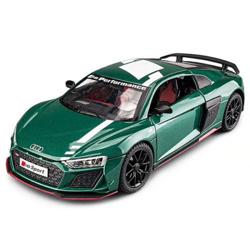 Audi R8 V10 Performance Модель автомобиля 1:24 Зеленый