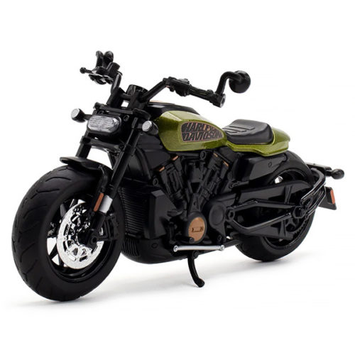 Harley-Davidson Sportster S Модель 1:12 Зеленый