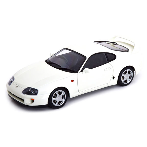 Toyota Supra & Подъемная платформа Модель 1:18 Белый