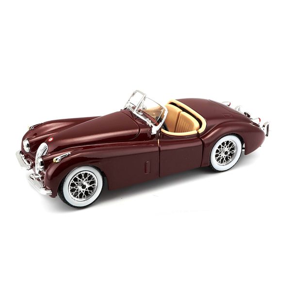 Jaguar XK120 Roadster Модель 1:24 Бордовый