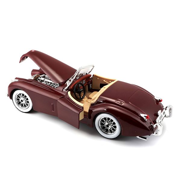 Jaguar XK120 Roadster Модель 1:24 Бордовый