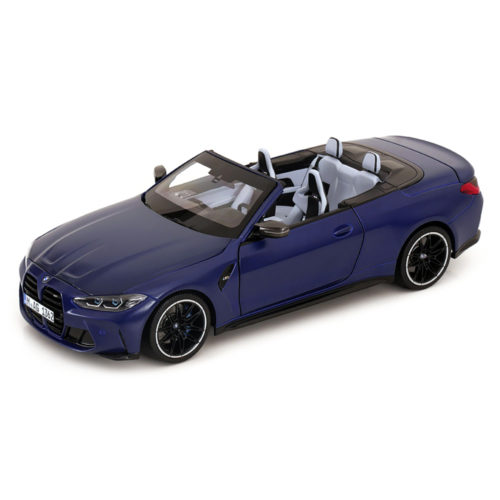 BMW M4 Convertible 2020 Модель 1:18 Синий матовый