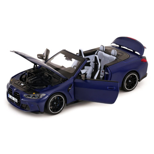 BMW M4 Convertible 2020 Модель 1:18 Синий матовый