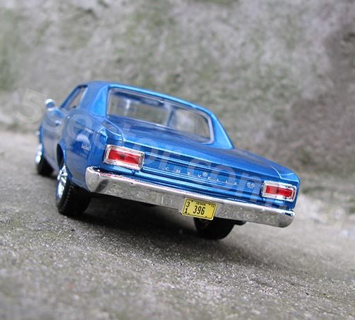 Chevrolet Chevelle SS 396 1966 Модель 1:24 Голубой