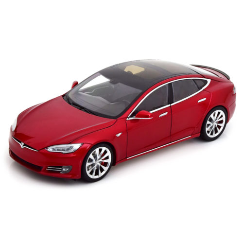 Tesla Model S P100D Модель 1:18 Красный