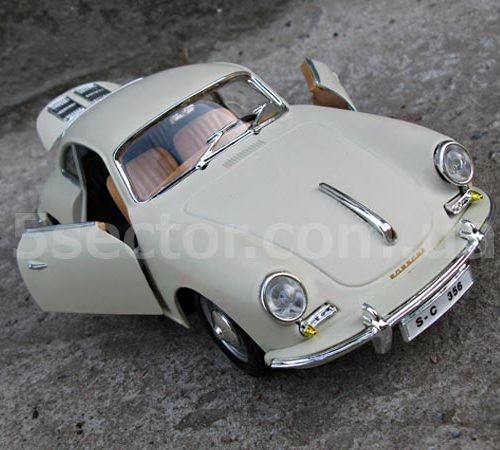 Porsche 356B (1961) Коллекционная модель автомобиля 1:24