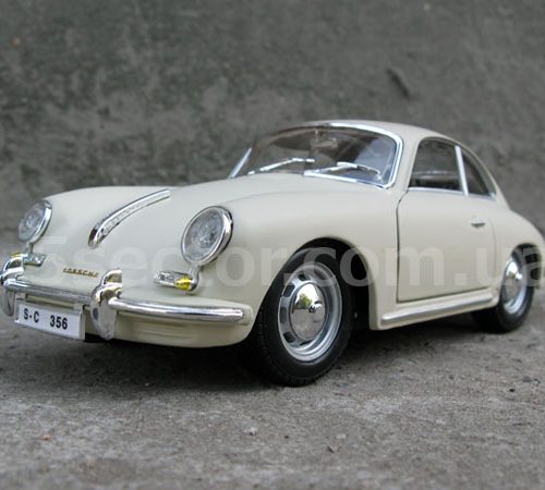 Porsche 356B (1961) Коллекционная модель автомобиля 1:24