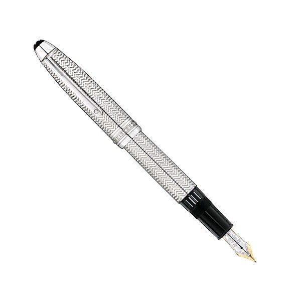 Ручка MontBlanc Meisterstuck Solitaire Silver Barley Fountain Pen 104554 M