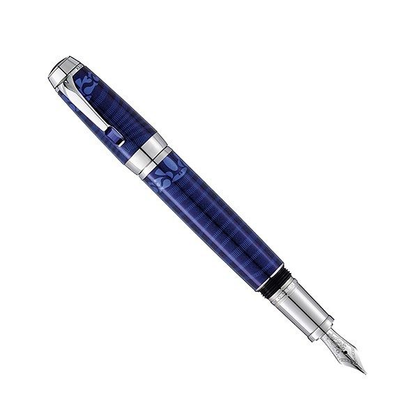 Ручка MontBlanc Boheme Paso Doble Bleu Fountain Pen 104917 M