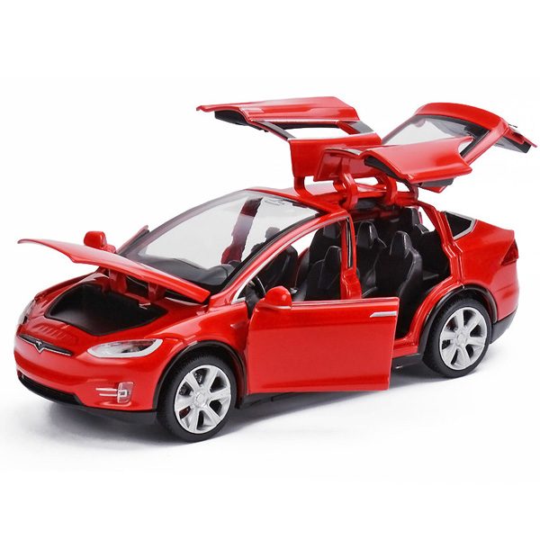 Tesla Model X. Коллекционная модель автомобиля. 1:32