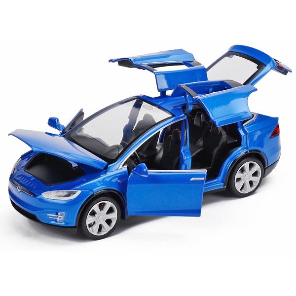 Tesla Model X. Коллекционная модель автомобиля. 1:32