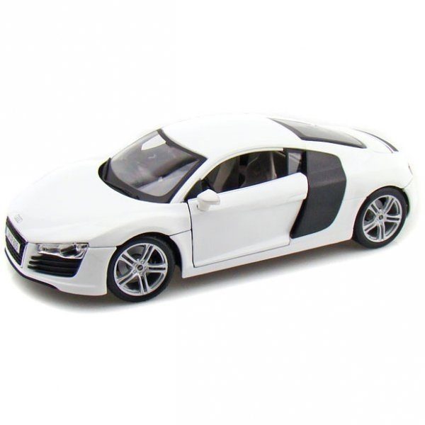 Audi R8 Модель автомобиля 1:18 Белый