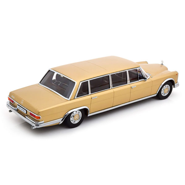 Mercedes-Benz 600 LWB (W100) Pullman Модель 1:18 Золото