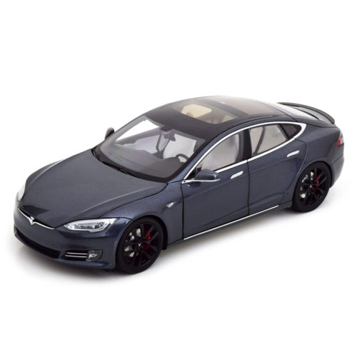 Tesla Model S P100D Модель 1:18 Серый