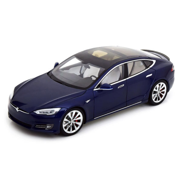 Tesla Model S P100D Модель 1:18 Синий