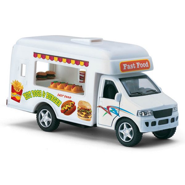 Фургон Fast Food. Коллекционная модель автомобиля 1:36