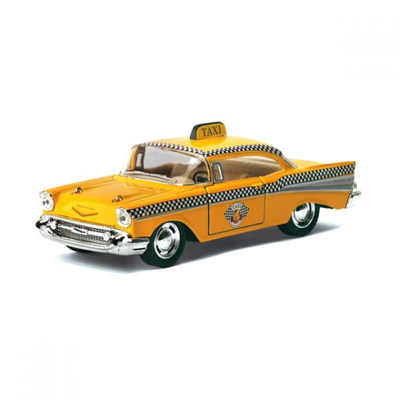 Chevrolet Bel Air Taxi 1957 Коллекционная модель автомобиля 1:36