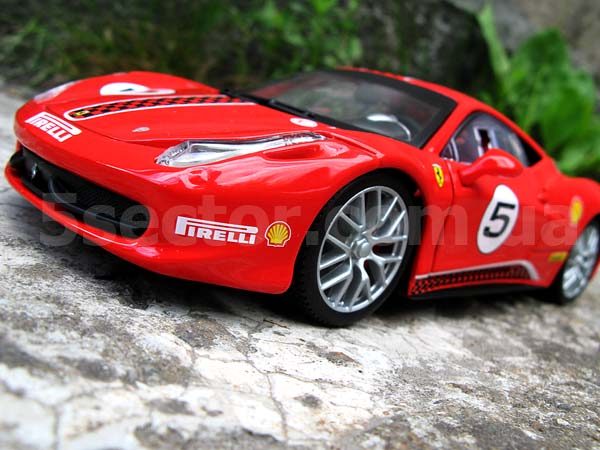 Ferrari 458 Challenge Коллекционная модель автомобиля 1:24