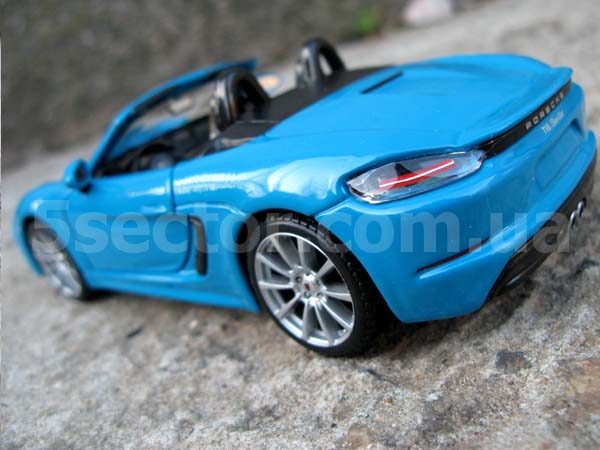 Porsche 718 boxster Модель 1:24 Голубой