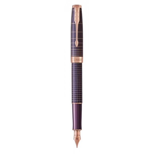 Ручка Parker SONNET 17 Cisele Silver Purple Matrix PGT FP F 88 011