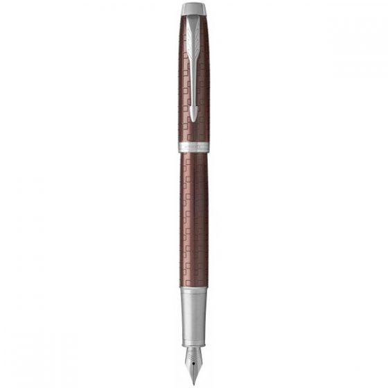 Ручка перьевая Parker IM 17 Premium Brown CT FP F 24 511