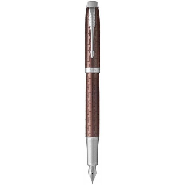 Ручка перьевая Parker IM 17 Premium Brown CT FP F 24 511