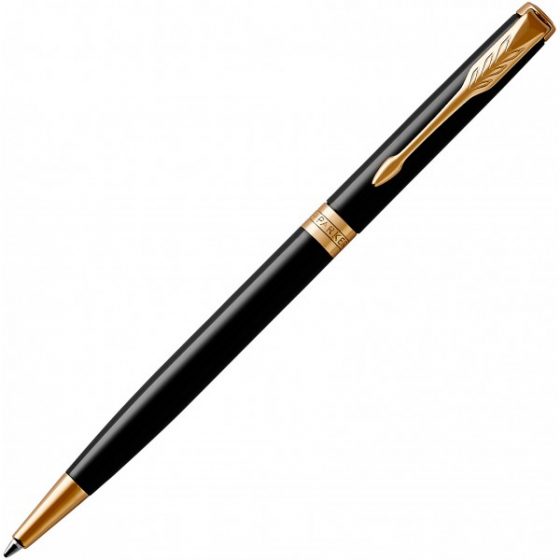Ручка Parker SONNET 17 Slim Black Lacquer GT BP 86 031