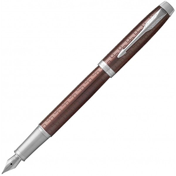 Ручка перьевая Parker IM 17 Premium Brown CT FP F 24 511