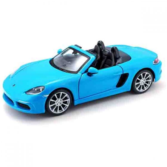 Porsche 718 boxster Модель 1:24 Голубой