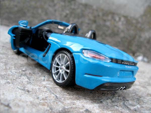 Porsche 718 boxster Модель 1:24 Голубой