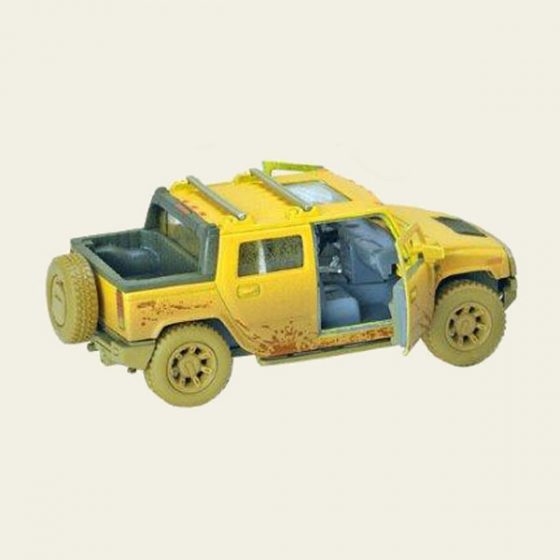 Hummer H2 SUT Muddy Коллекционная модель 1:36 Желтый