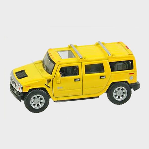 Hummer H2 SUV 2008 Коллекционная модель 1:36 Желтый