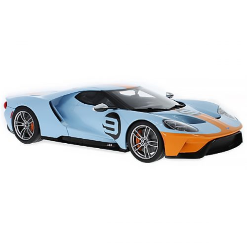 Ford GT No.9 2019 Модель 1:18 Голубой