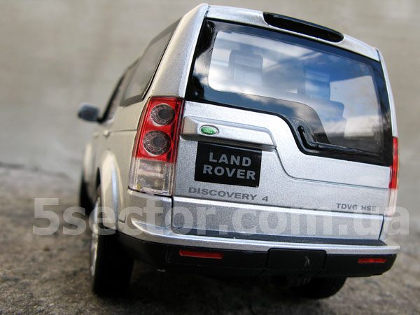 Land Rover discovery 4 Модель 1:24 Серый