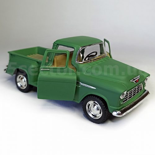 Chevy Stepside Pickup 1955 Модель 1:36 Зеленый матовый