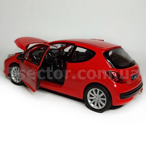 Peugeot 207 Коллекционная модель 1:24 Красный