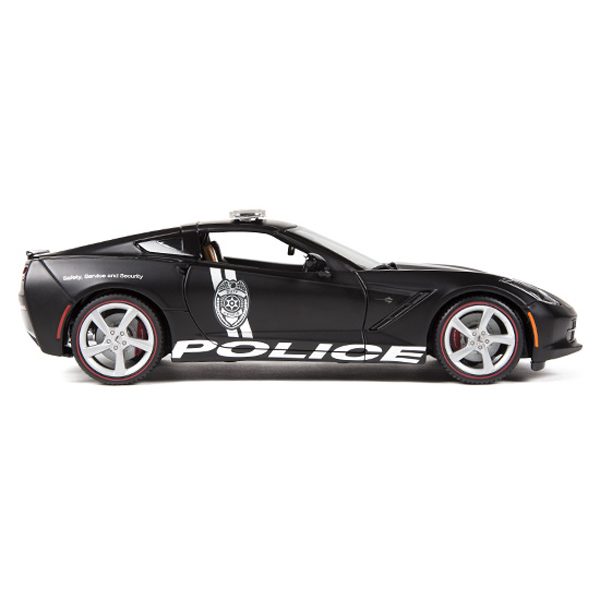 Chevrolet Corvette (C7) Stingray Police модель автомобиля 1:18